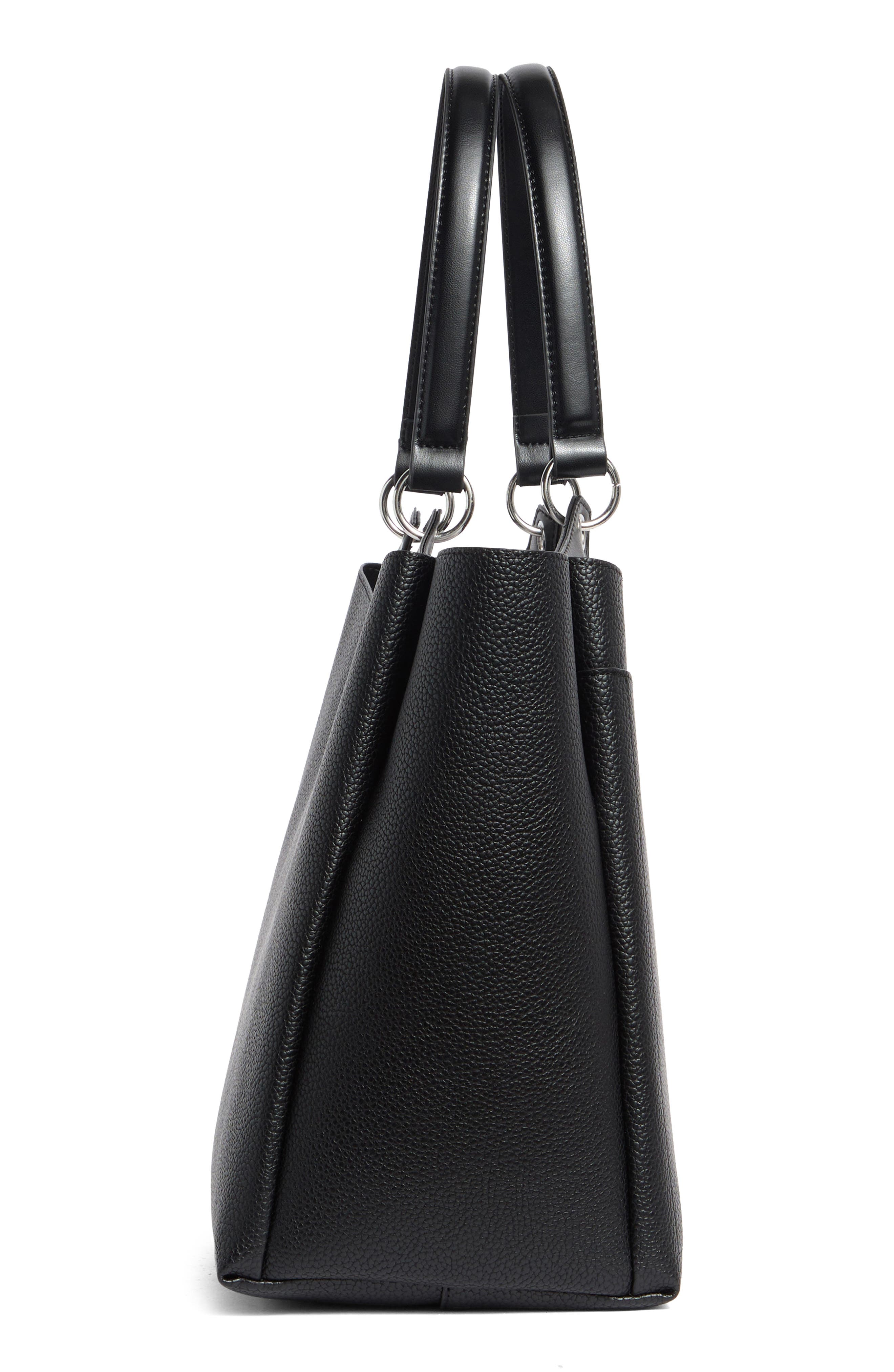 Tahari Beekman Tote Bag, Alternate, color, Black