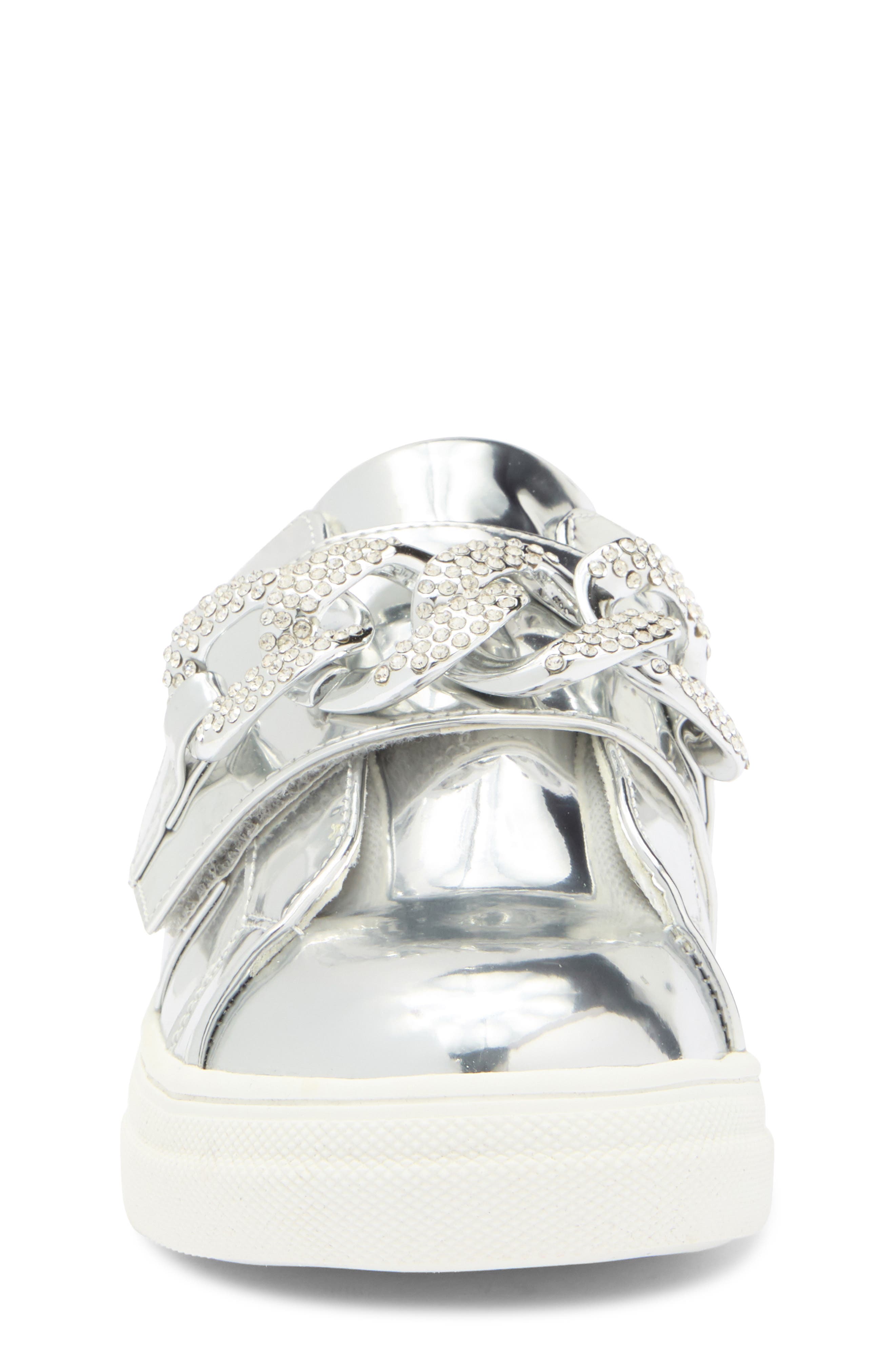 Nina Kids' Emaleigh Sneaker, Alternate, color, Silver