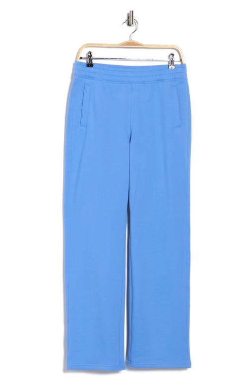 Calvin Klein Performance High Waist Relaxed Straight Leg Sweatpants In Blue