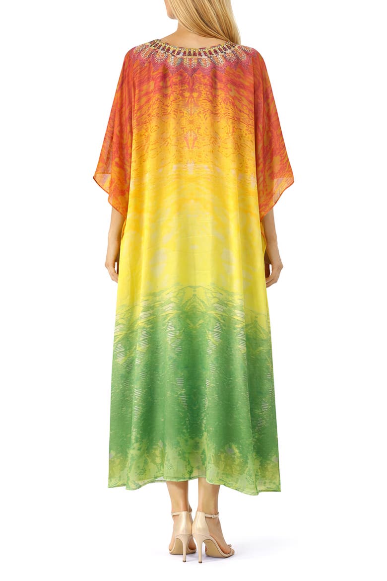 V-Neck Long Caftan, Alternate, color, PINK