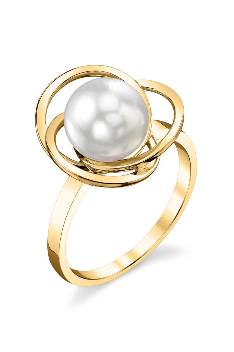 White South Sea Pearl Lexi Ring, Main, color, White Gold