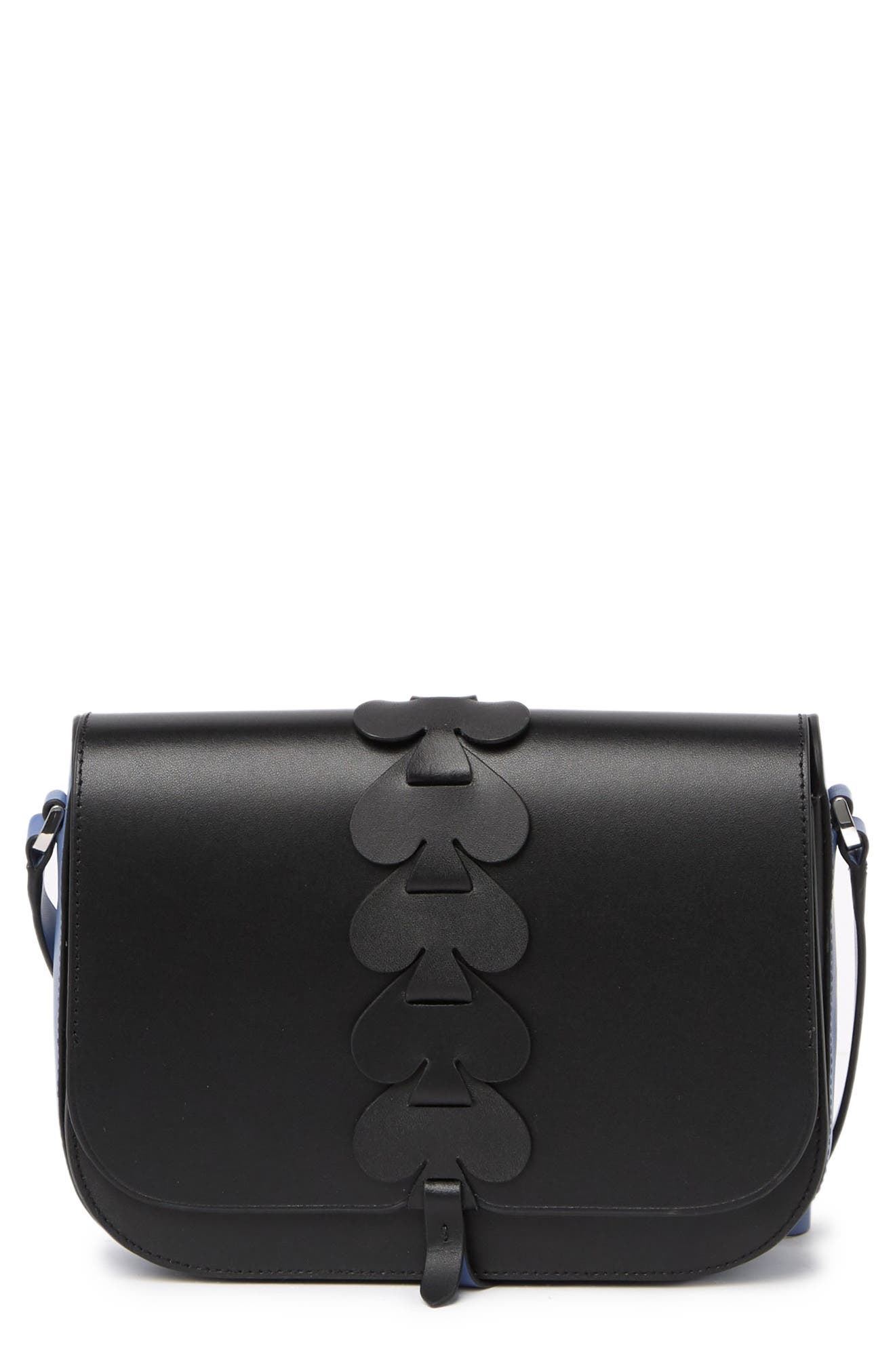 Kate Spade New York nadine woven spade medium flap shoulder bag, Main, color, 