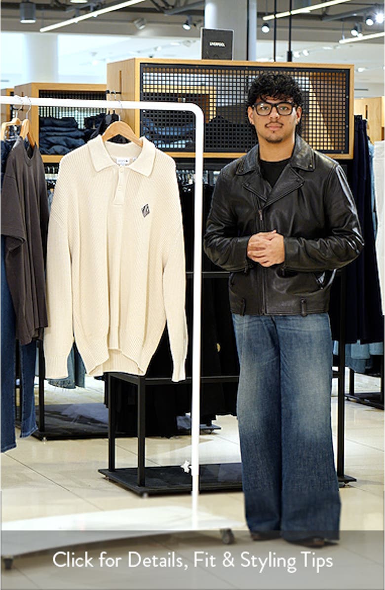 Relaxed Fit Polo Sweater, sales video thumbnail