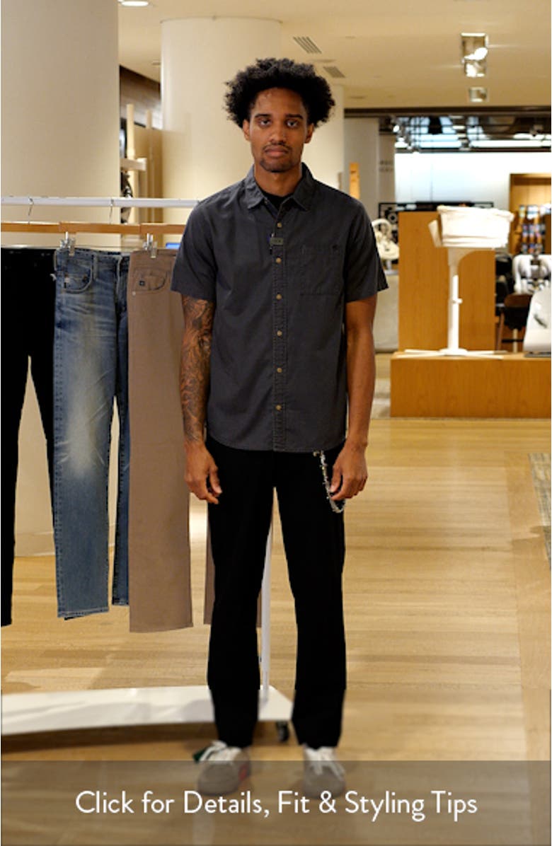 Made to Fade Short Sleeve Cotton & Lyocell Button-Up Shirt, sales video thumbnail