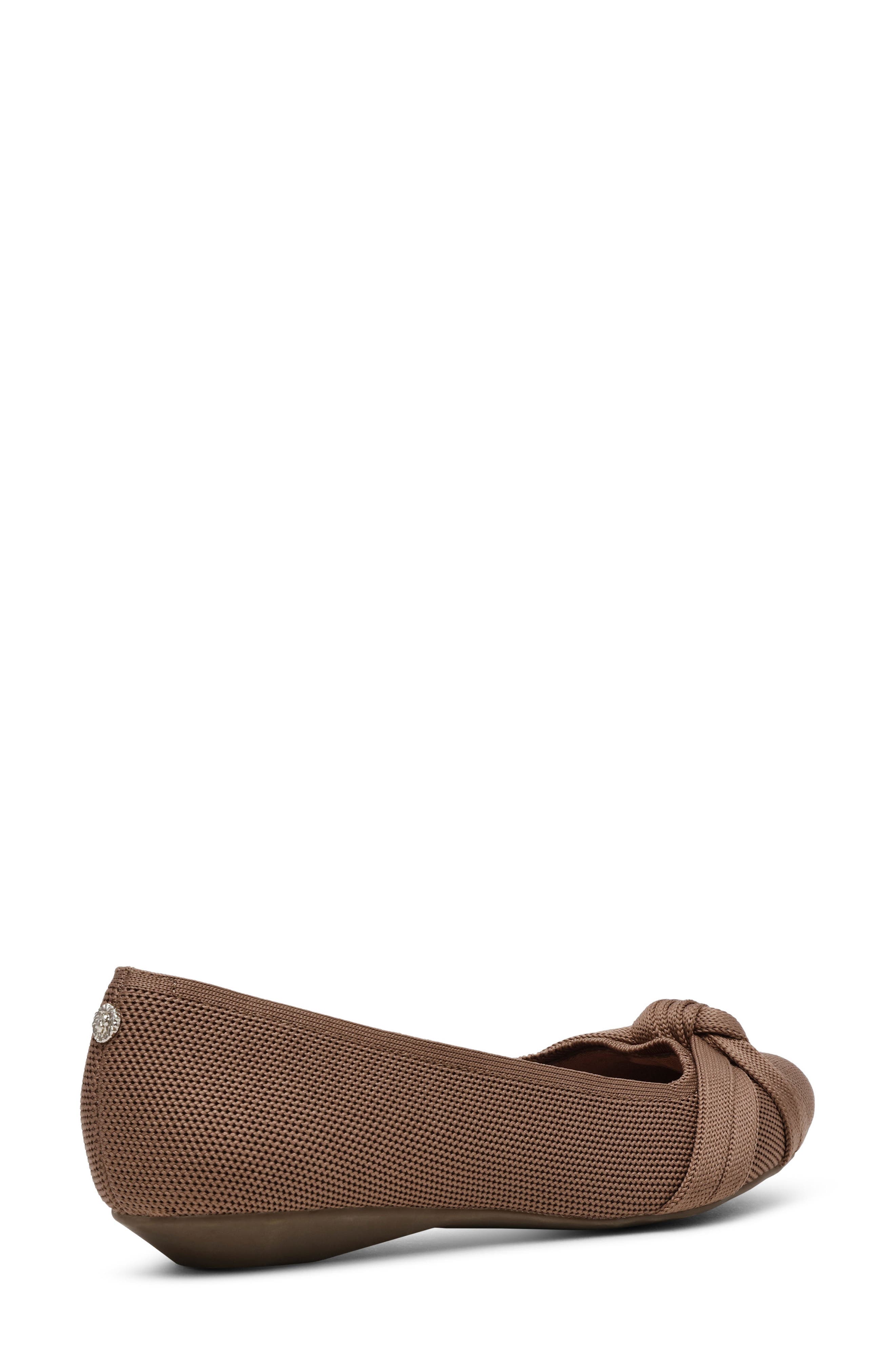 Anne Klein Olami Knot Flat, Alternate, color, Truffle Knit