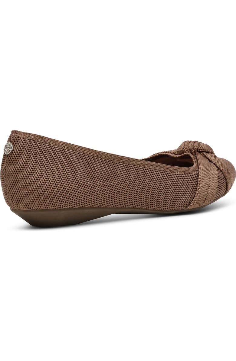 Anne Klein Olami Knot Flat, Alternate, color, Truffle Knit