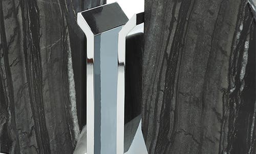 Anna New York Fim Geo Marble Bookends In Black Grey And Silver