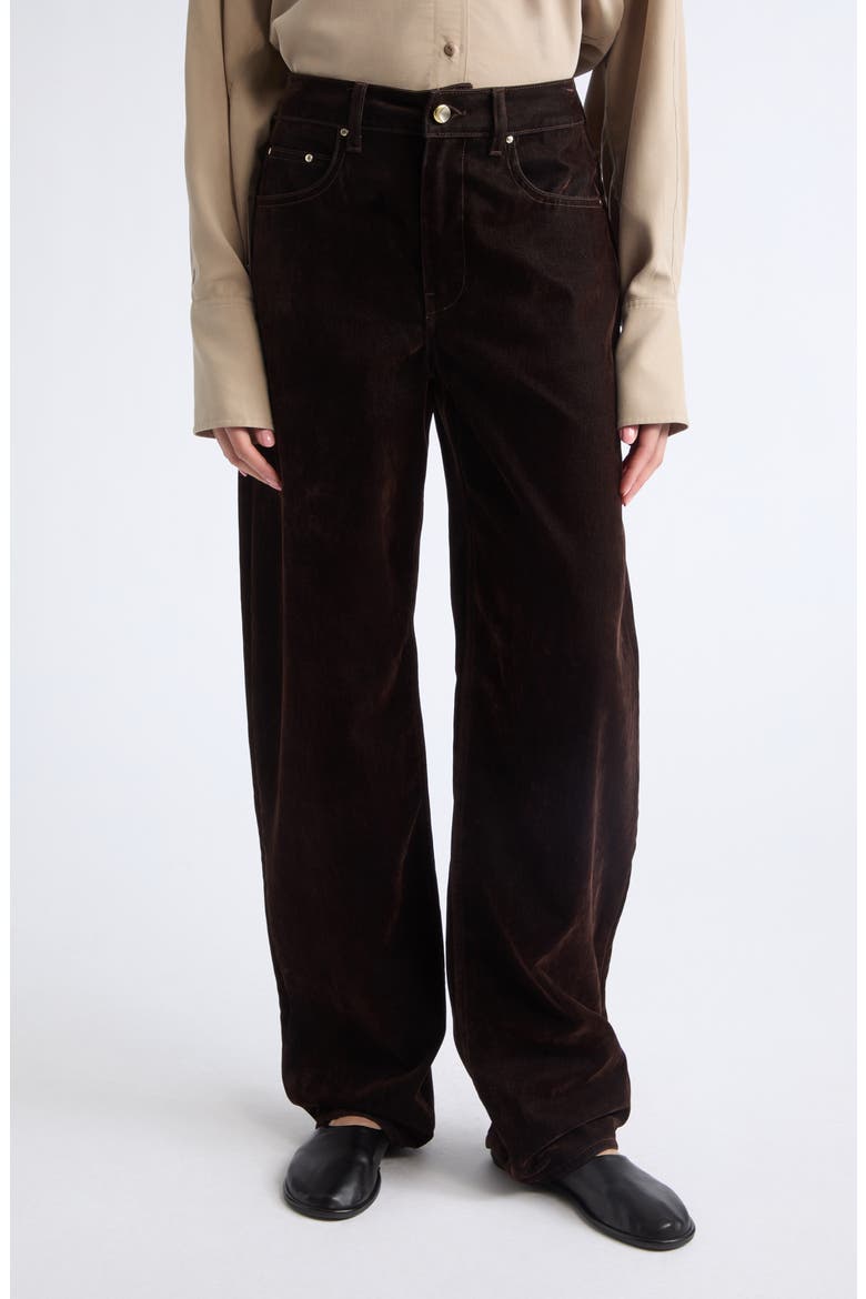 Rider Wide Leg Jeans, Main, color, TOBACCO