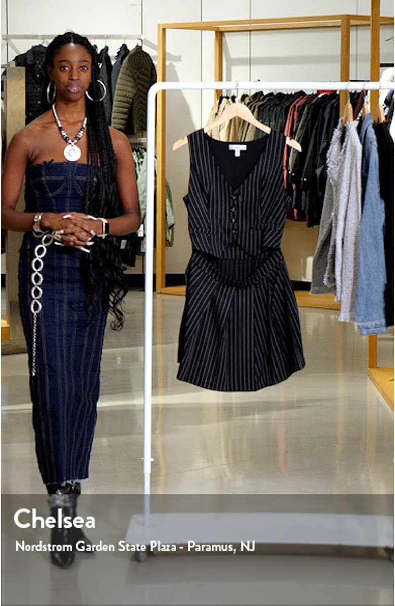 pinstripe pleated dress Kenzo Pre-Owned pinstripe-pattern Pleated Dress | Grey