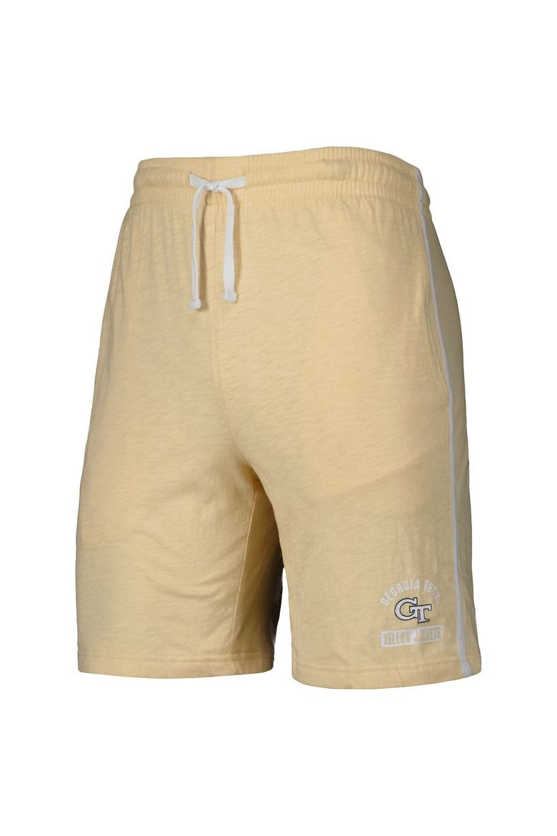 Men's Colosseum Gold Georgia Tech Yellow Jackets Thunder Slub Shorts, Alternate, color, Gold