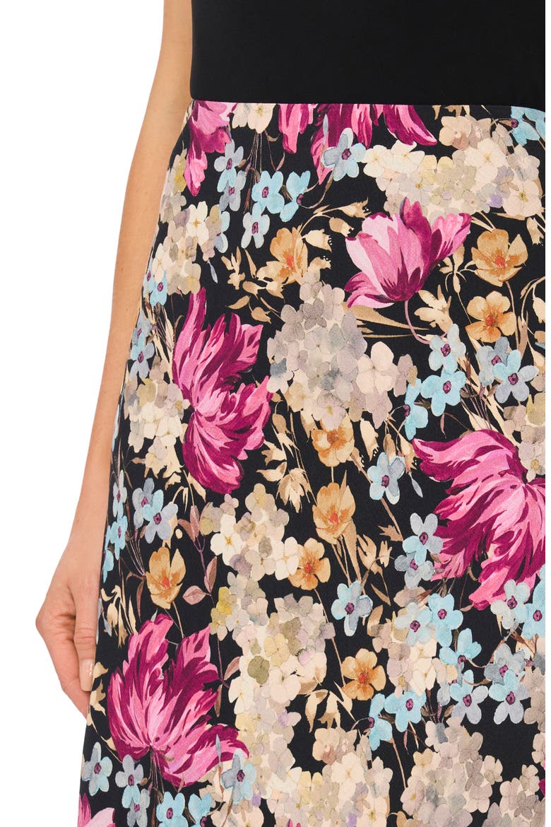 Pull On Midi Skirt, Alternate, color, RICH BLACK 060