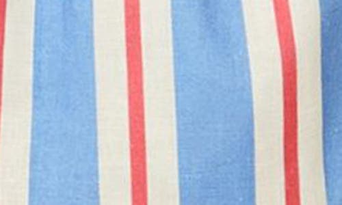 Solid & Striped The Charlie Shorts Americana Stripe In Blue