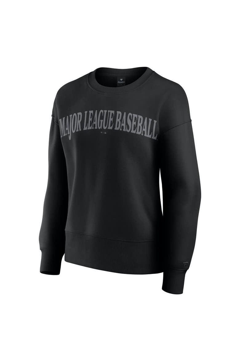 Women's Fanatics Black MLB Elements Flow Pullover Sweatshirt, Alternate, color, Black