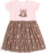 Sweet Wink Howdy Darling Western Short Sleeve Tutu Dress