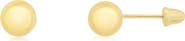 The Lovery Fine Jewelry Baby Ball Screw Back Stud Earrings