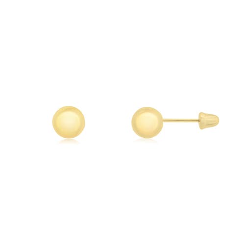 The Lovery Fine Jewelry Baby Ball Screw Back Stud Earrings In Gold