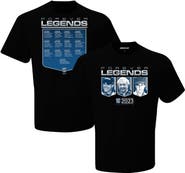CHECKERED FLAG Men's Checkered Flag Black NASCAR Hall of Fame Class of 2023 Inductee T-Shirt