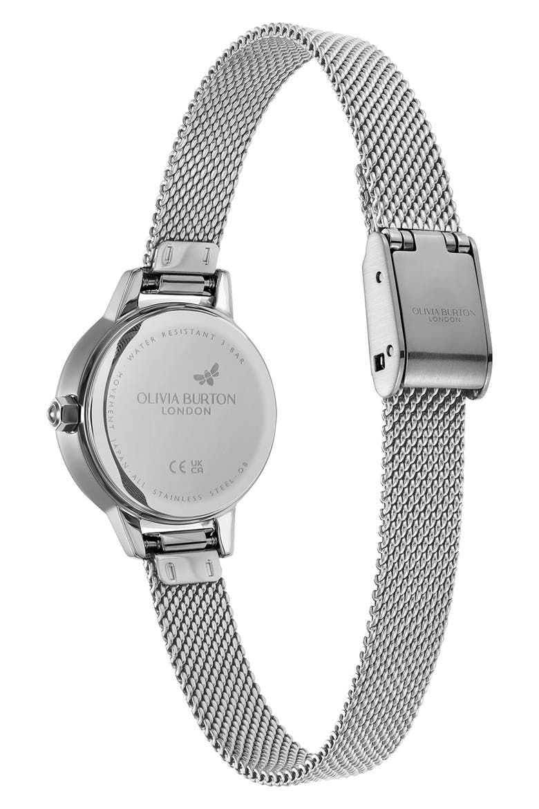 Mini Classic Mesh Strap Watch, 23mm, Alternate, color, BLUE
