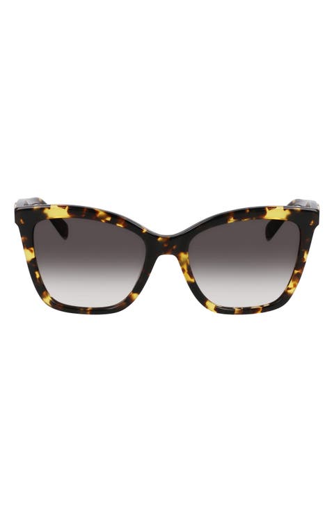 Le Pliage 54mm Gradient Cat Eye Sunglasses