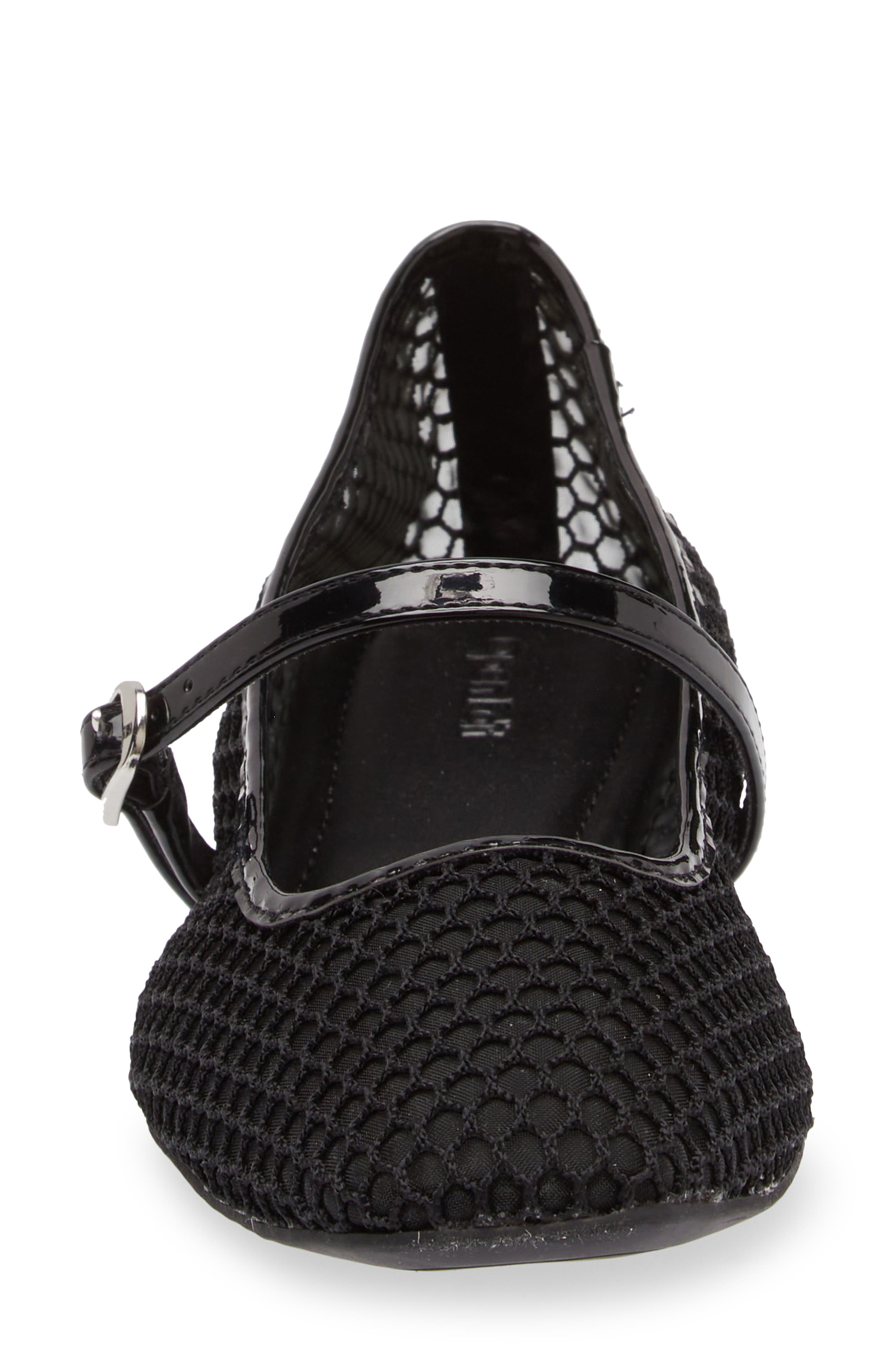 Open Edit Desi Mary Jane Mesh Flat, Alternate, color, 
