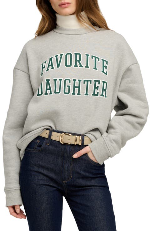 Collegiate Cotton Blend Sweatshirt