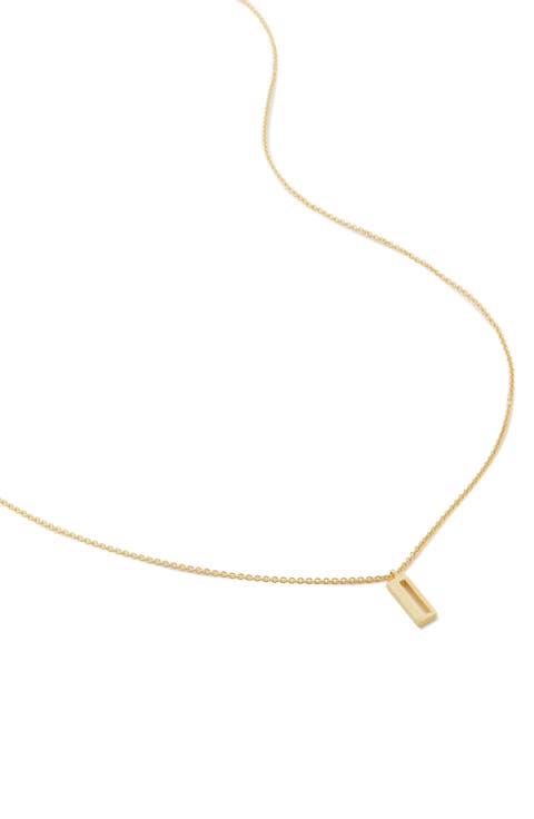 Initial Pendant Necklace