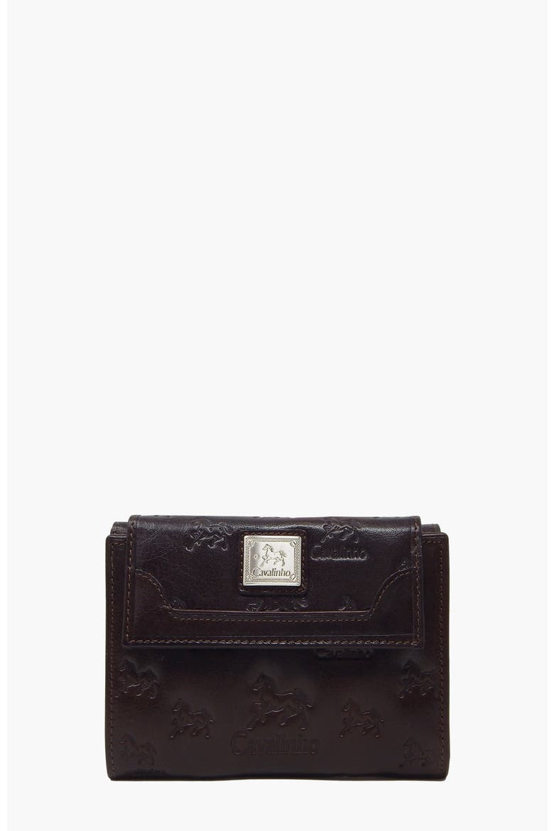 Cavalo Lusitano Leather Wallet 204, Main, color, Brown