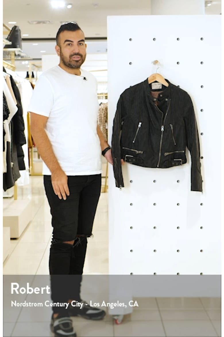 Fenix Faux Leather Moto Jacket video