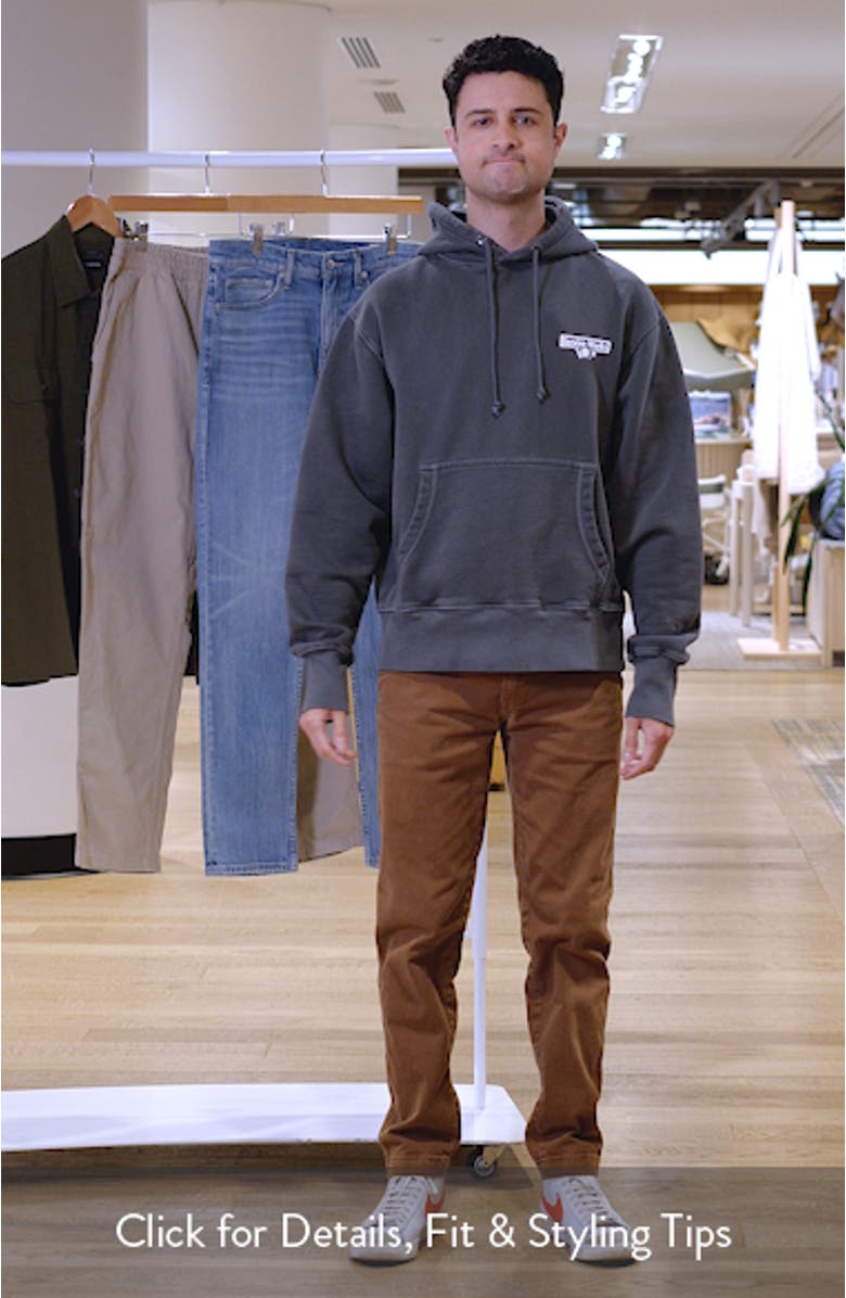 Logo Graphic Organic Cotton French Terry Hoodie, sales video thumbnail