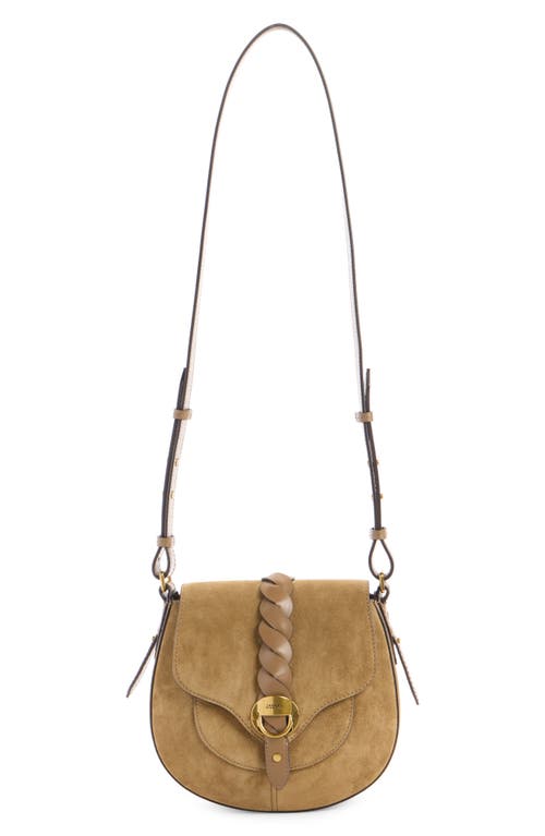 Isabel Marant Small Altay Suede Shoulder Bag In Brown