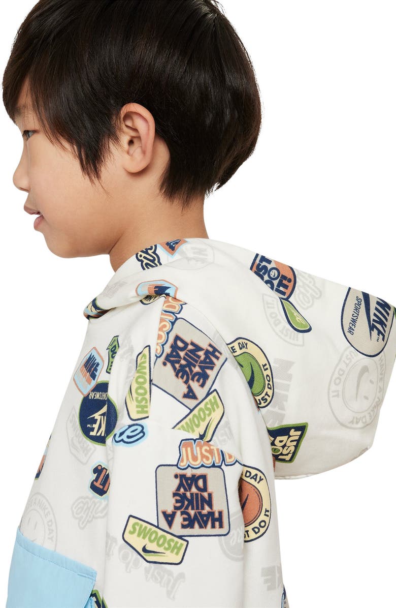 Nike Kids' Sportswear Soa French Terry Hoodie, Alternate, color, 