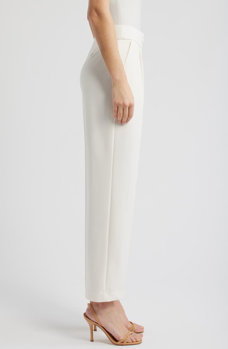 AK ANNE KLEIN Wide Leg Pull-On Pants, Alternate, color, White Dove