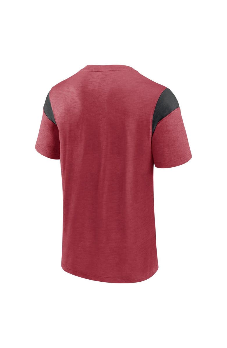 FANATICS Men's Fanatics Branded Cardinal/Black Arizona Cardinals Home Stretch Team T-Shirt, Alternate, color, Cardinal