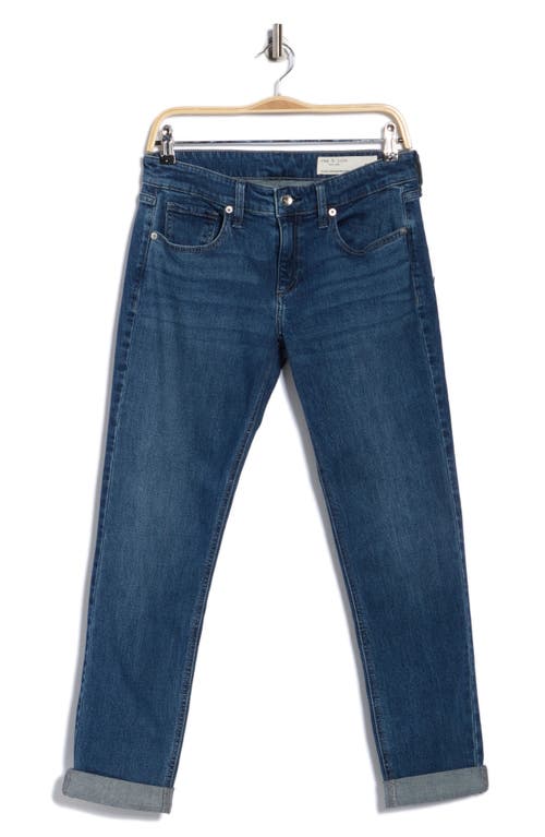 Rag & Bone Dylan Low Rise Boyfriend Jeans In Blue