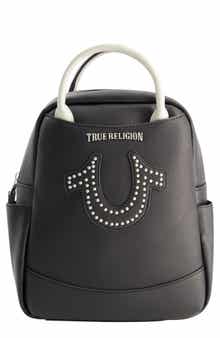 True Religion Brand Jeans Studded Horseshoe Backpack