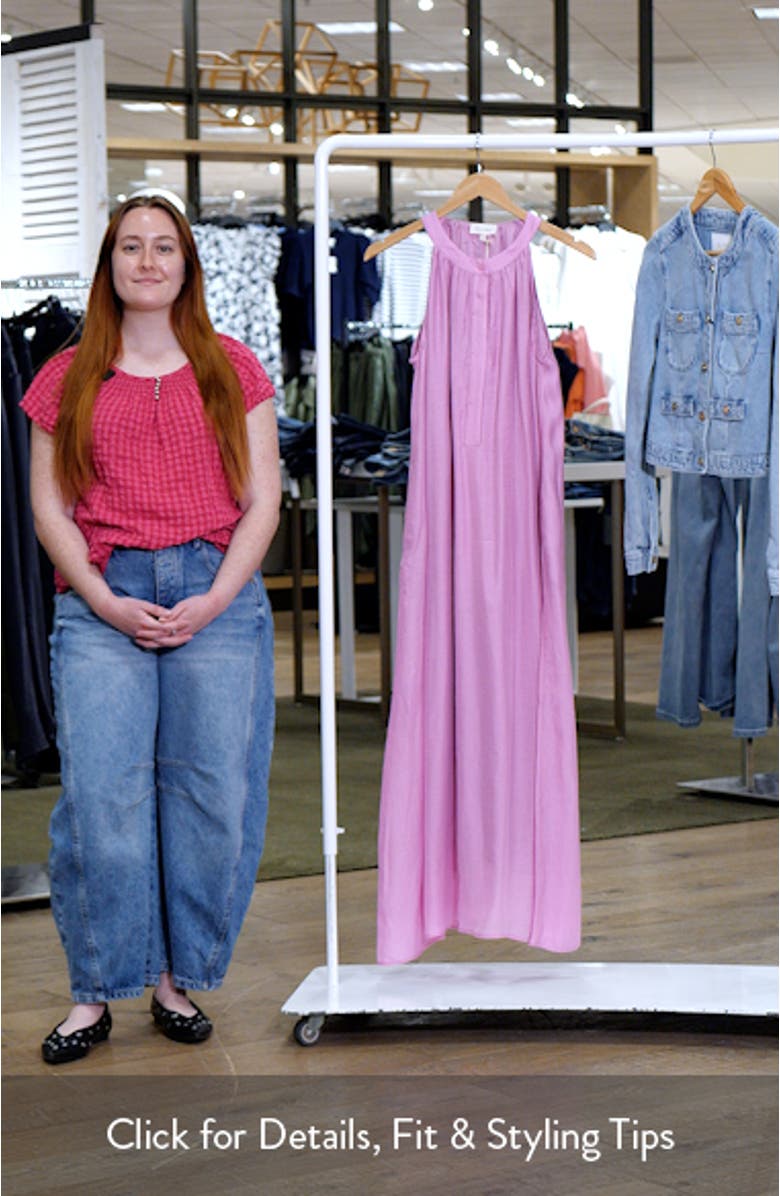 Half Placket Maxi Dress, sales video thumbnail