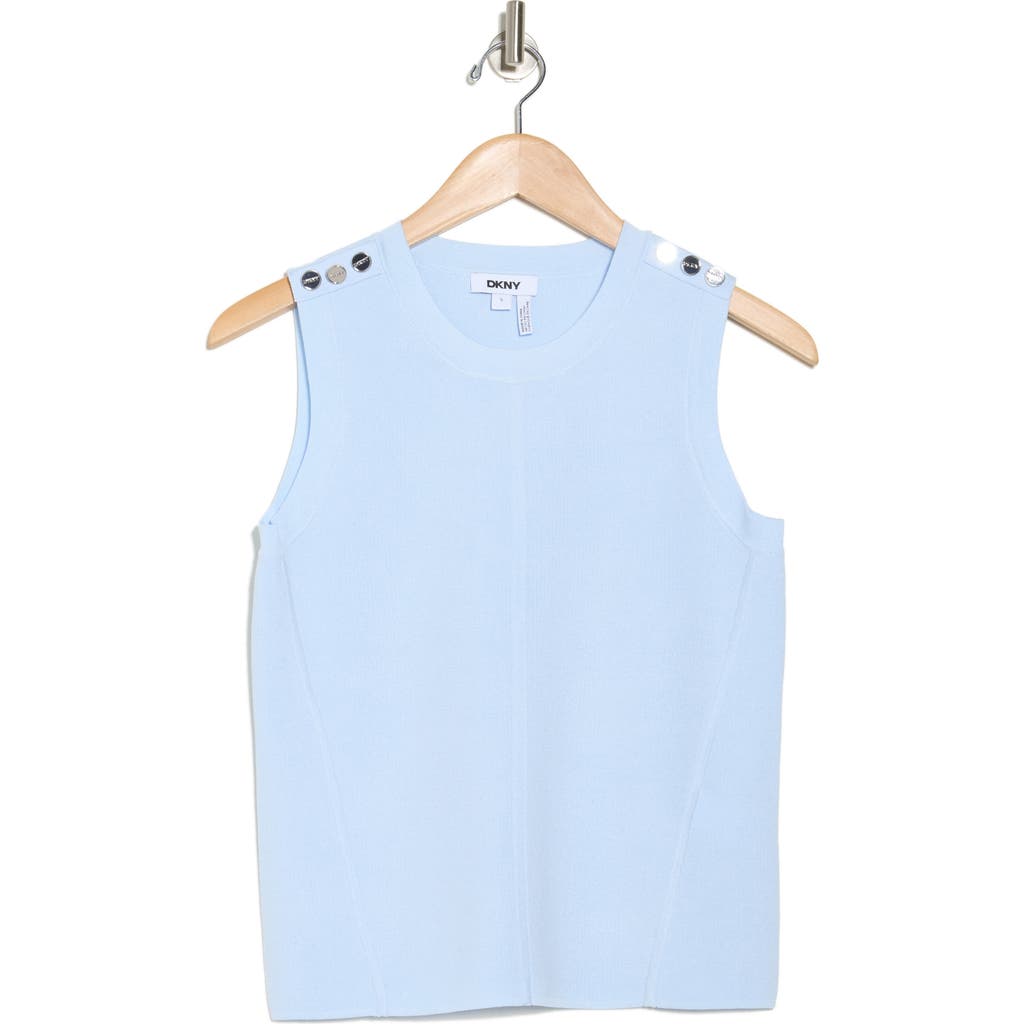 Dkny Shoulder Button Sleeveless Sweater
