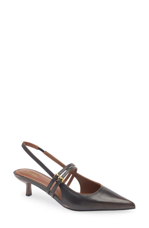 Isla Pointed Toe Slingback Sandal (Women)