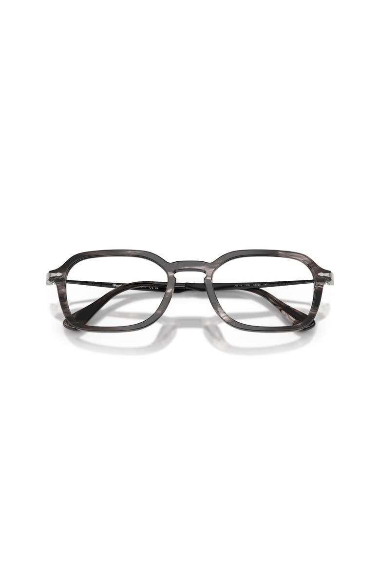 Persol 52mm Rectangle optical glasses, Alternate, color, Grey