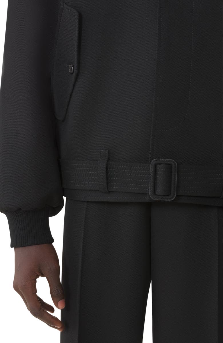 Lanvin Light Wool Jacket, Alternate, color, Black