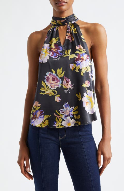 Harlow Floral Silk Top