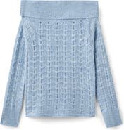 MANGO TEEN Off the Shoulder Sweater