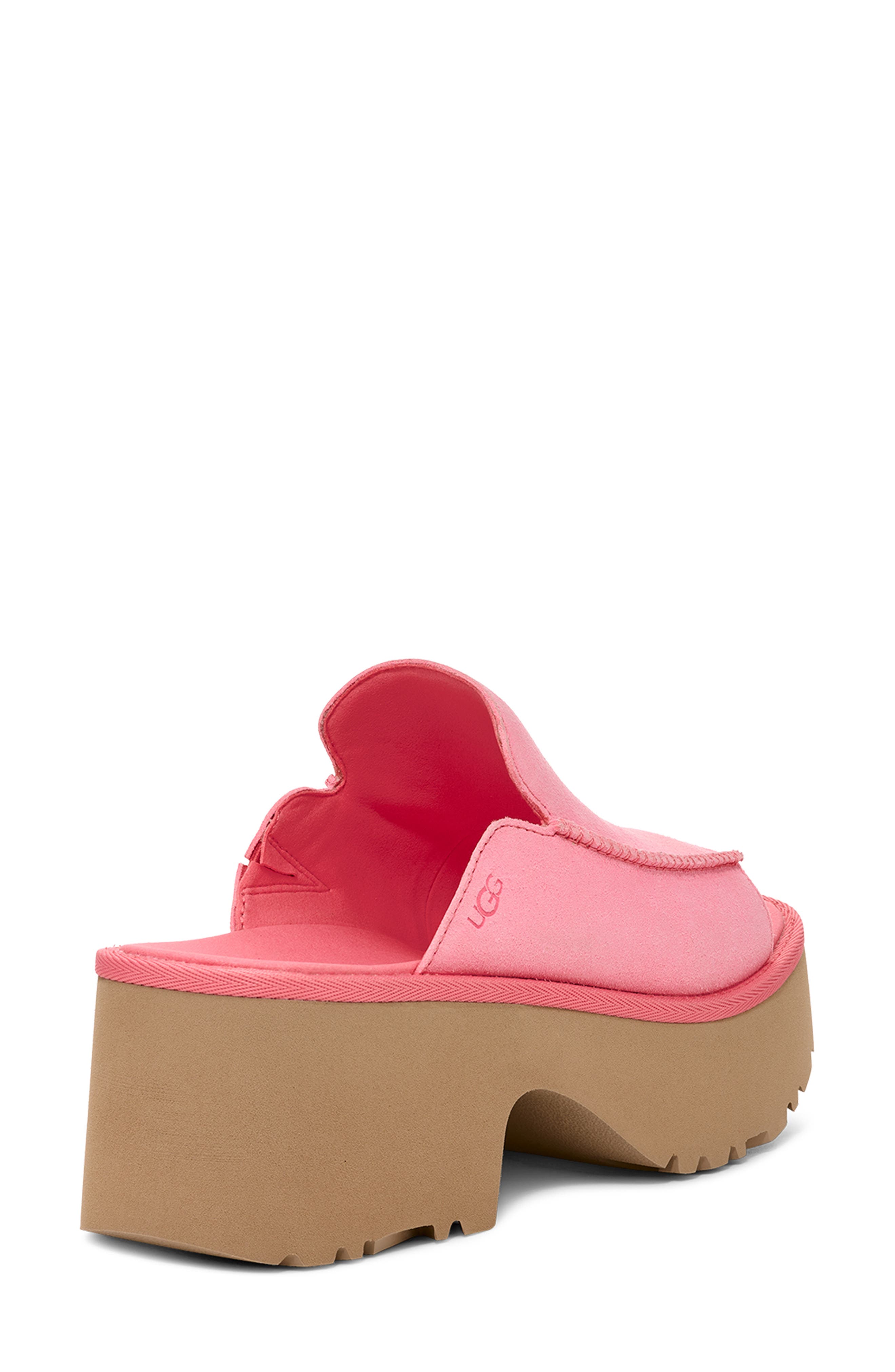 New Heights Platform Slide Sandal, Alternate, color, TROPICAL PINK
