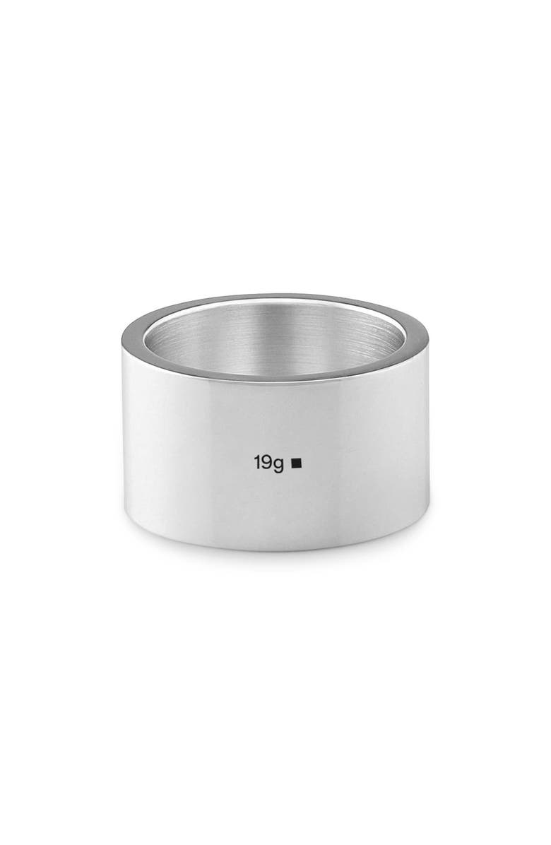 le gramme Men's 19G Polished Sterling Silver Ribbon Band Ring, Main, color,