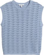 Bernardo Wave Pointelle Knit Tank