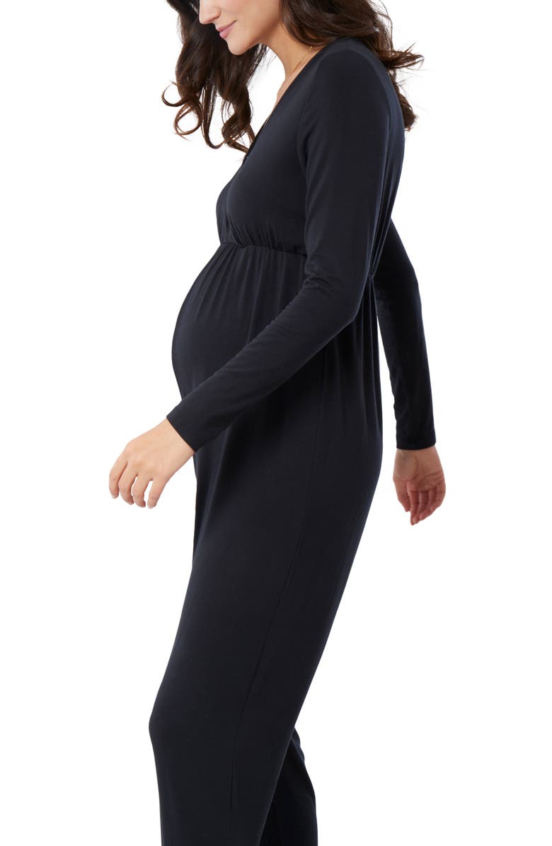 Ingrid & Isabel<sup>®</sup> Everywear Knit Maternity Jumpsuit, Alternate, color, 