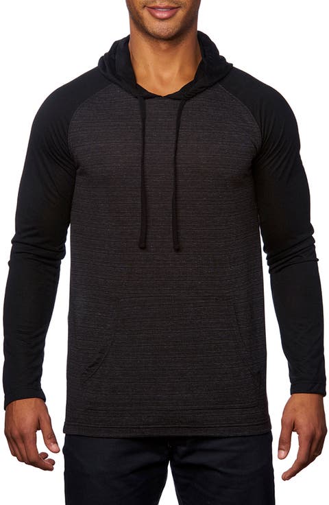 Colorblock Raglan Sleeve Hoodie