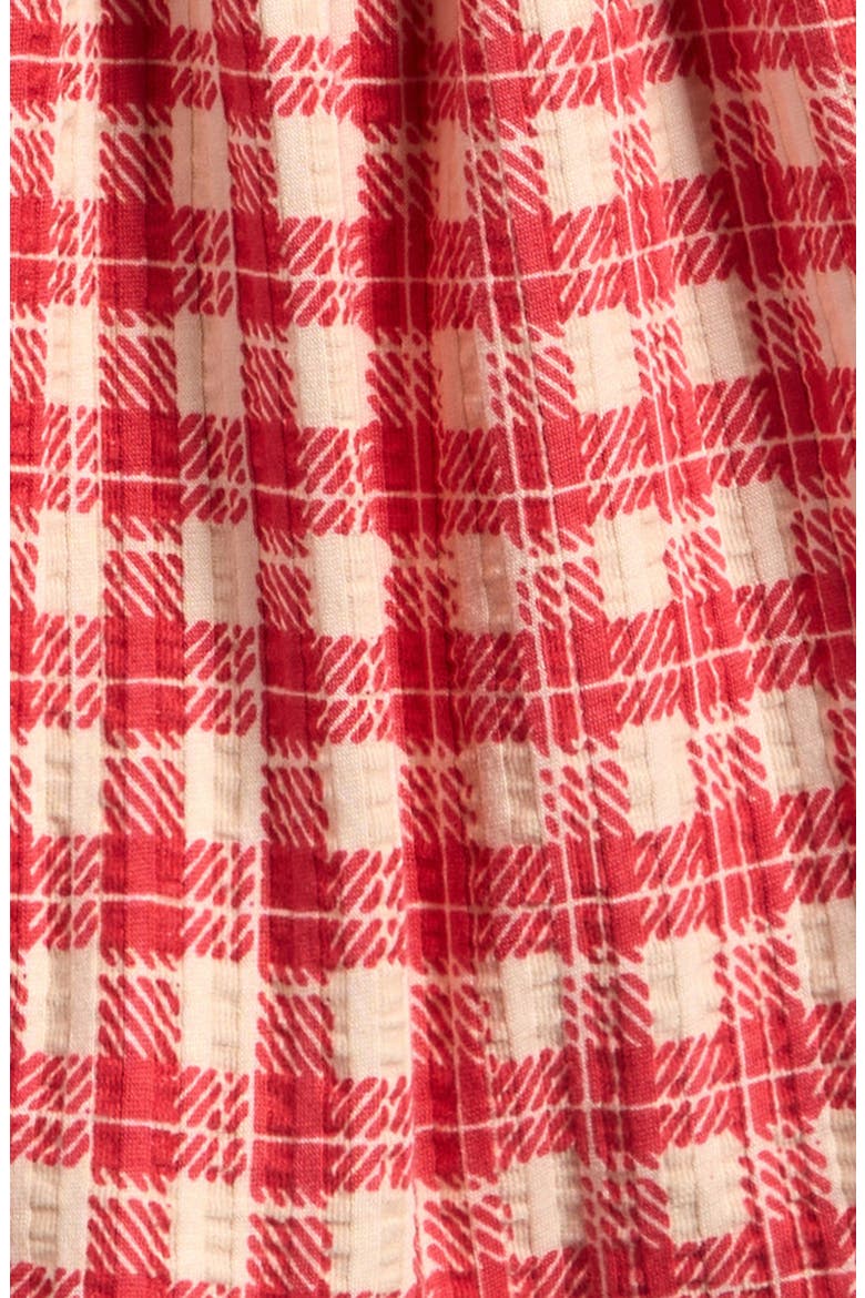Kids' Gingham Embroidered Dress, Alternate, color, PINK