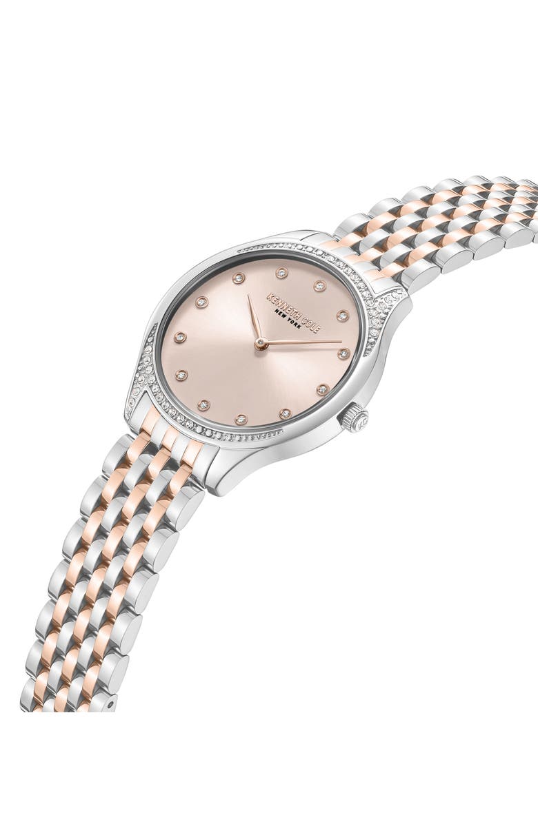 Kenneth Cole New York Classic Bracelet Watch, 36mm, Alternate, color, Silver