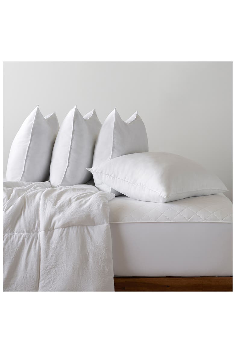 Signature Microfiber Shell Down Alternative Pillow - Pack of 4, Alternate, color, WHITE
